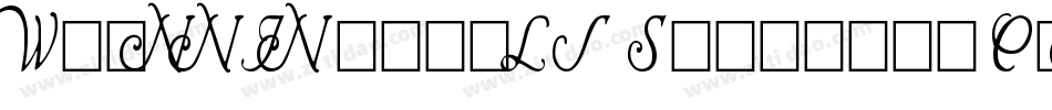Wrenn Initials Shadowed Cond字体转换
